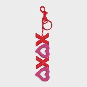 NWT SUGARFIX by BaubleBar Kisses and Hugs Keychain - Pink/Red